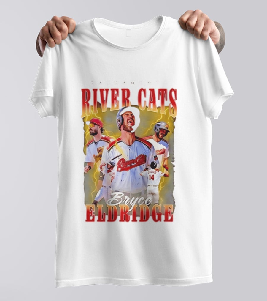 Sacramento River Cats Bryce Eldridge Baseball Team Player Memorabilia T-Shirt