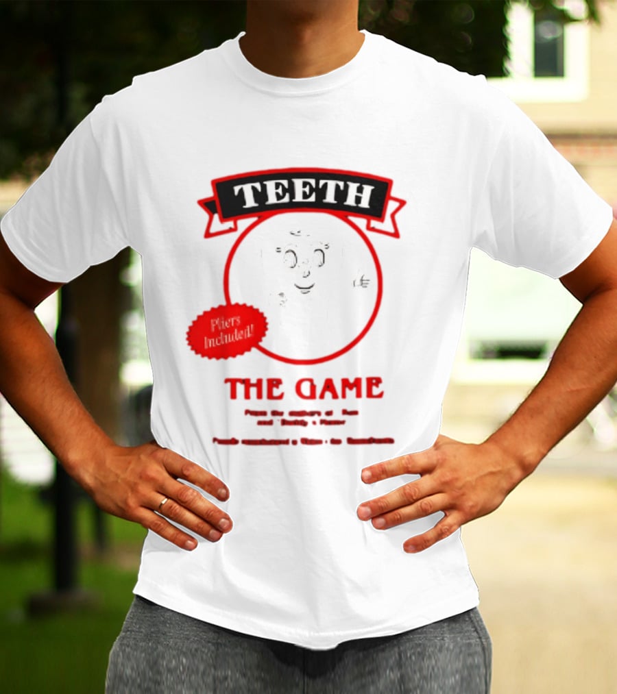 Teeth The Game Pliers Included From The Authors Of Widow's Bay Board Game T-Shirt