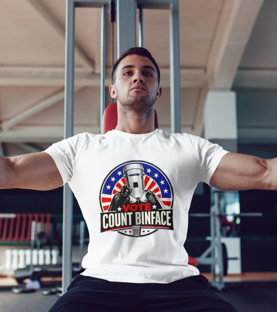 Vote Count Binface UK Politics Satirical Election T-Shirt