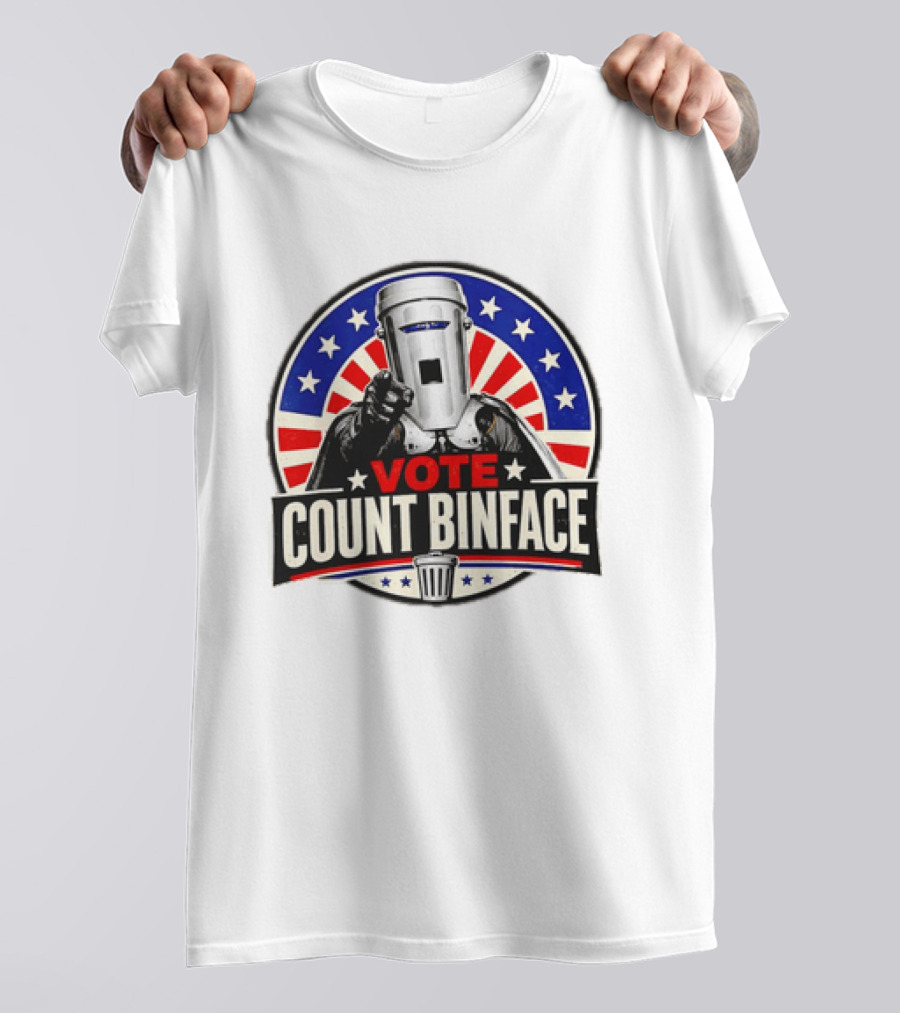 Vote Count Binface UK Politics Satirical Election T-Shirt