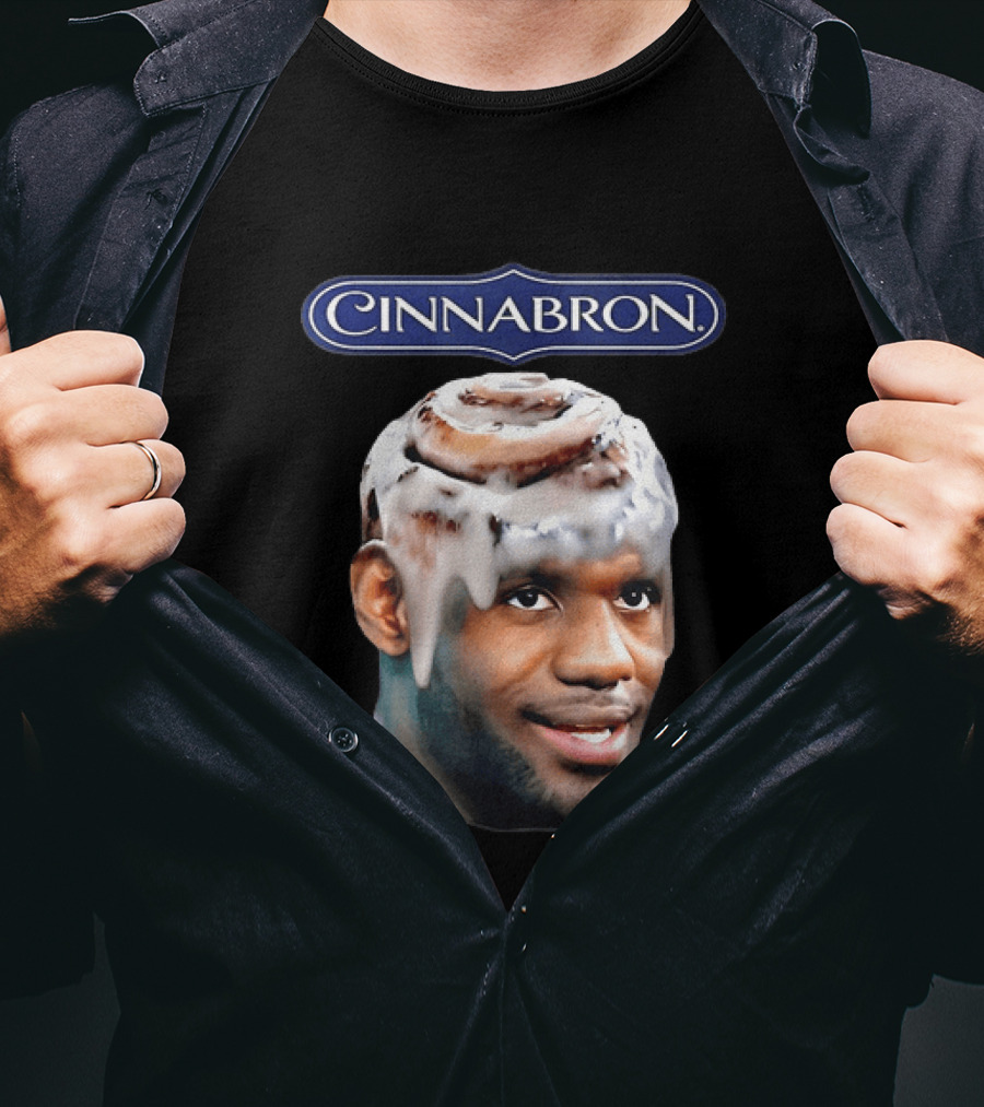 LeBron James Los Angeles Lakers Cinnabron Cinnamon Roll Meme T-Shirt