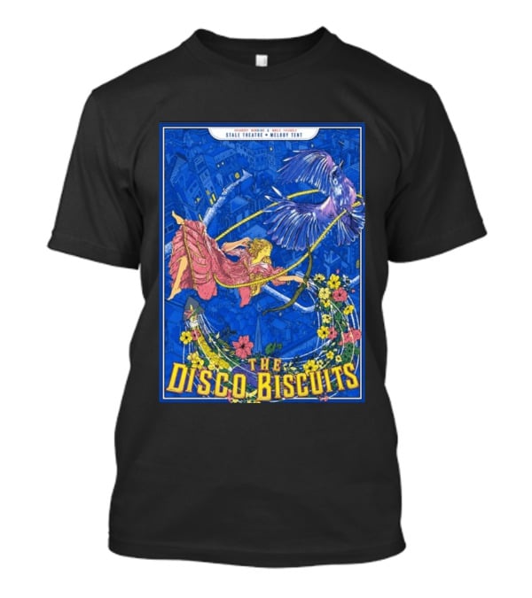 The Disco Biscuits July 11 2026 Jeezum Crow Music Festival Vermont Tour Stale Theatre Melody Tent T-Shirt