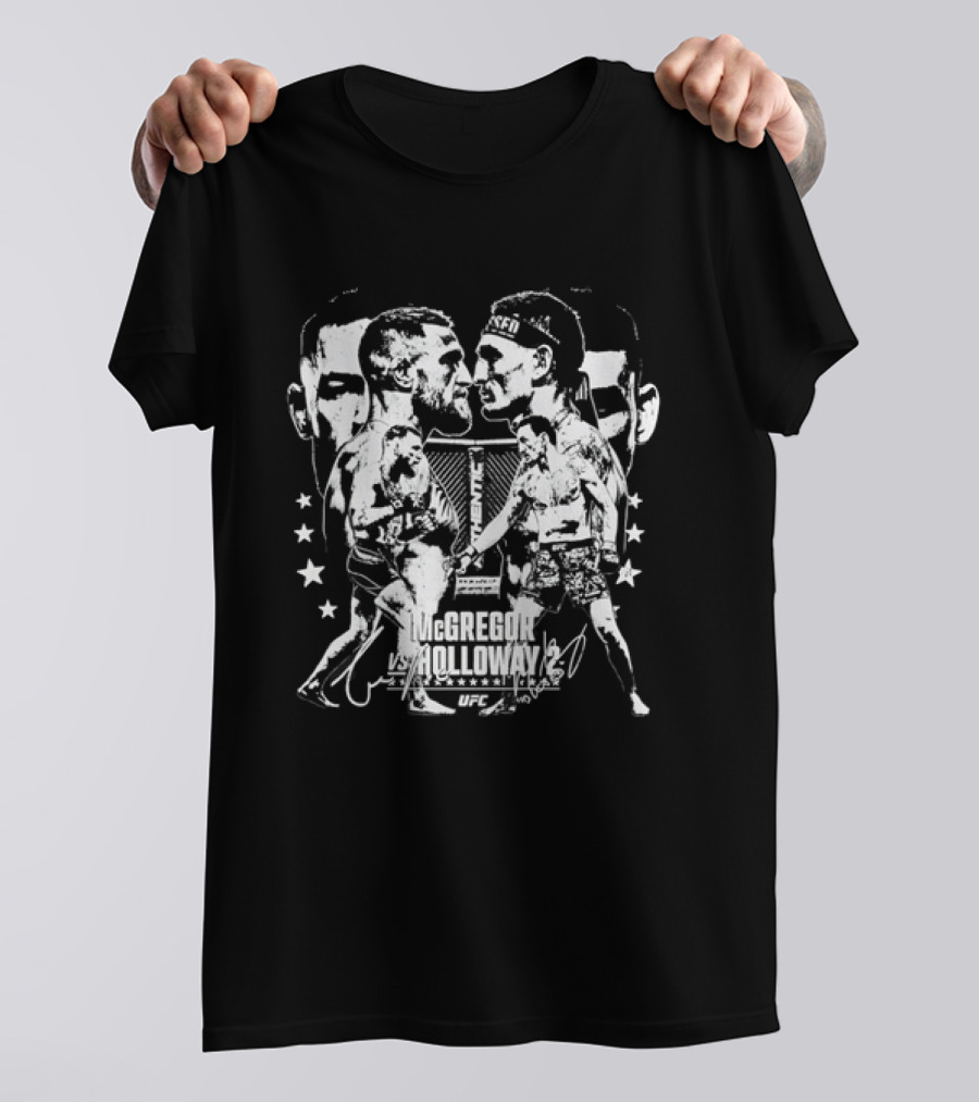 UFC McGregor Vs Holloway 2 Face Off Event 2023 T-Shirt