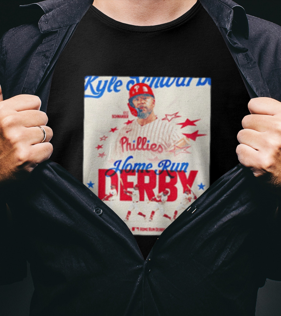 Kyle Schwarber Phillies Home Run Derby 2026 T-Shirt