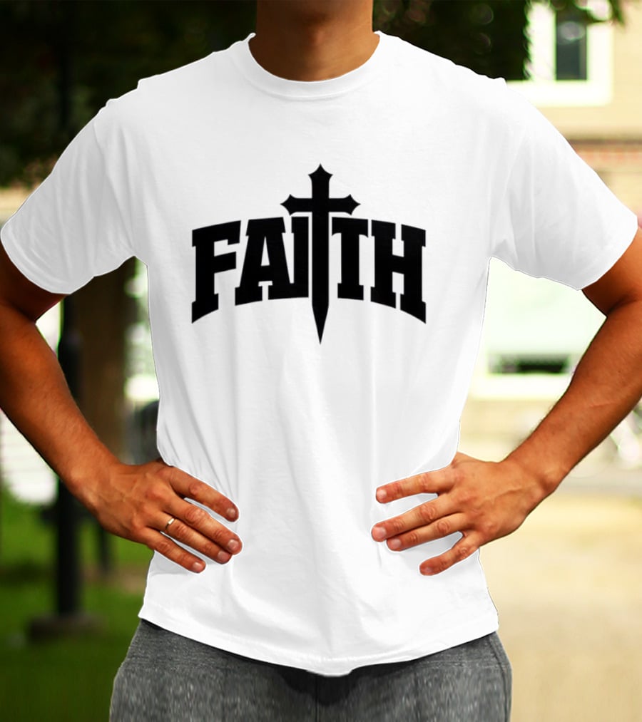 Faith Cross Christian Inspirational T-Shirt