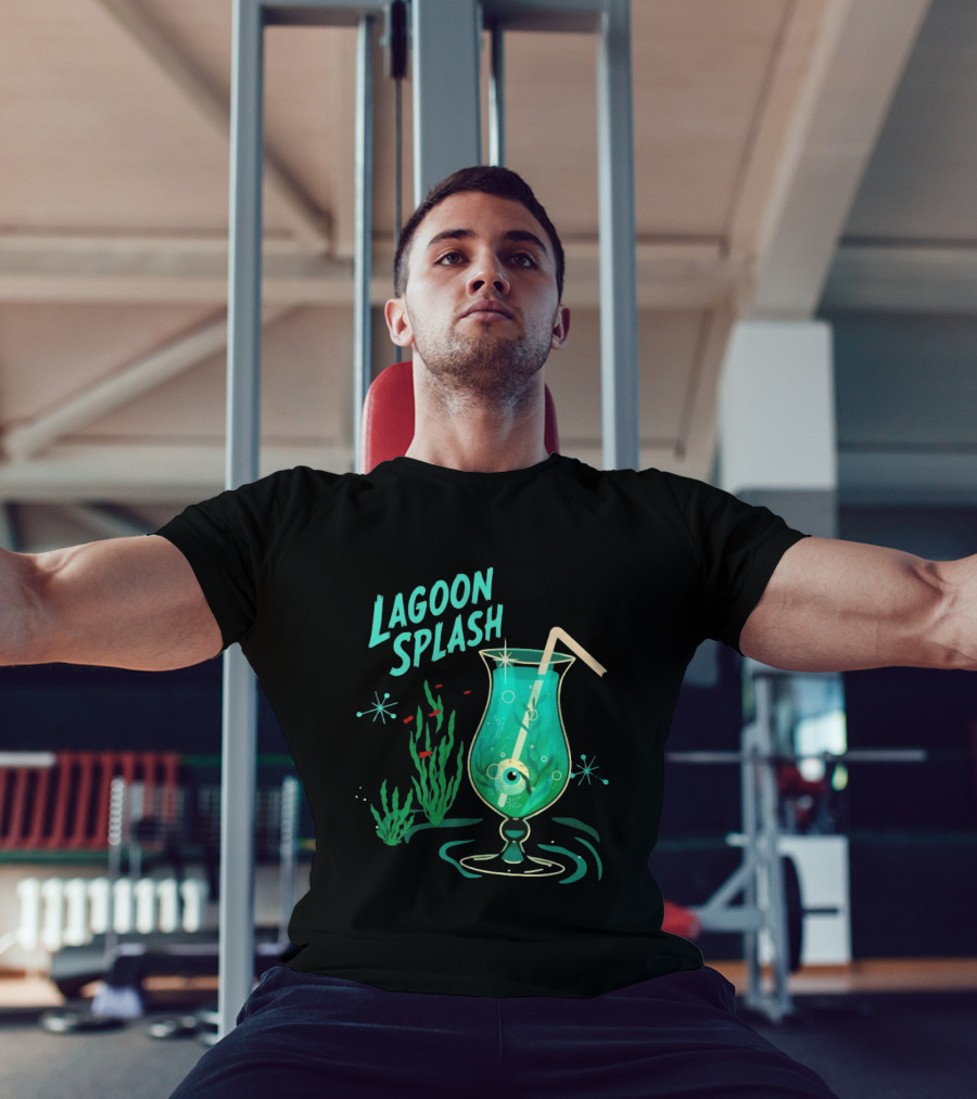 Creature From The Black Lagoon Lagoon Splash Cocktail T-Shirt