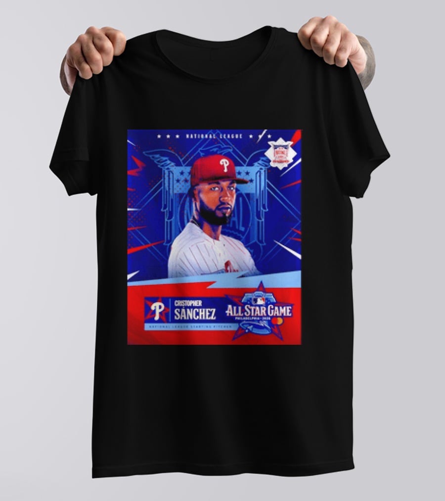 Cristopher Sánchez Philadelphia National League All Star Game 2026 T-Shirt