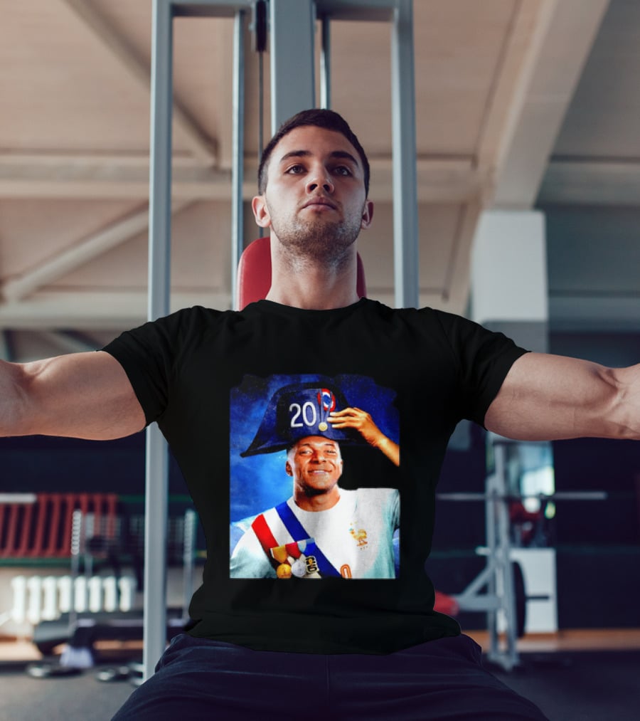 Kylian Mbappé France National Team 2026 Captain No 20 Napoleon Hat T-Shirt