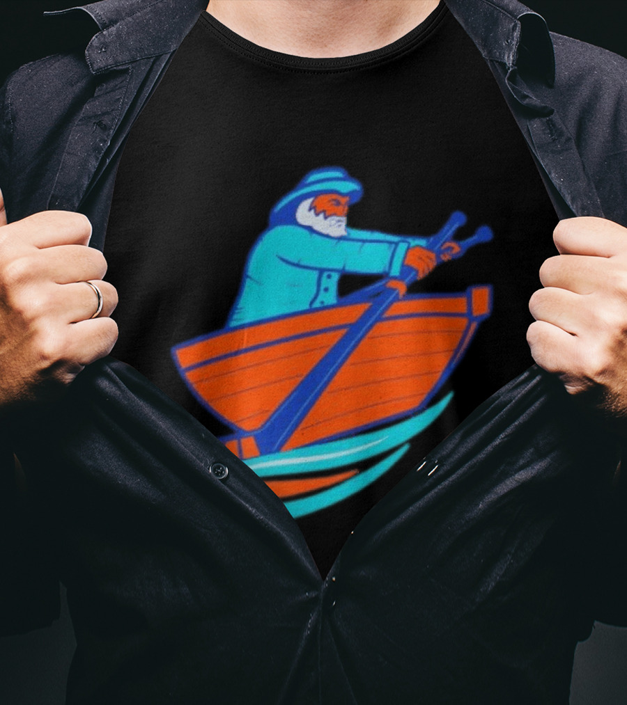 Islanders Fisherman New York NHL Team 26 T-Shirt