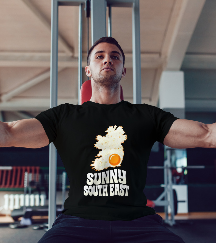 Sunny South East Ireland Fried Egg Map T-Shirt