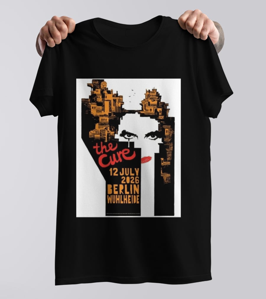 The Cure 12 July 2026 Berlin Wuhlheide Event Limited Edition T-Shirt