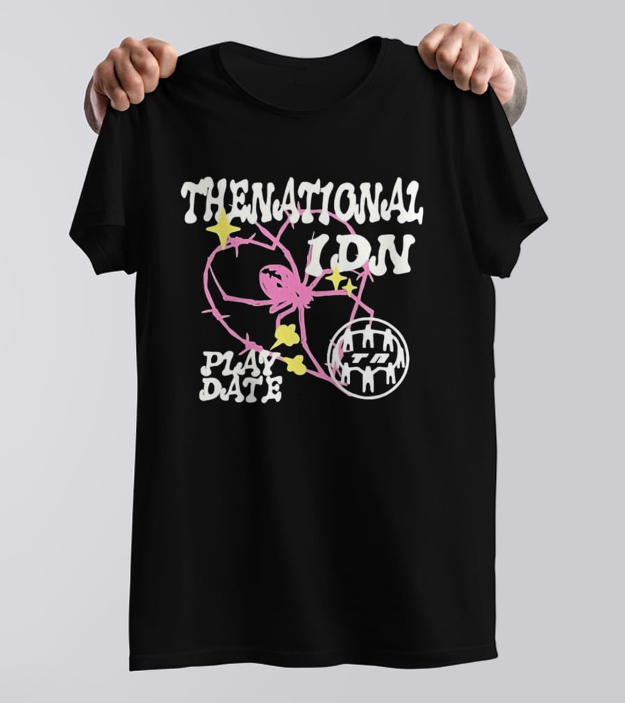 THE NATIONAL IDN Play Date Heart And Stars T-Shirt