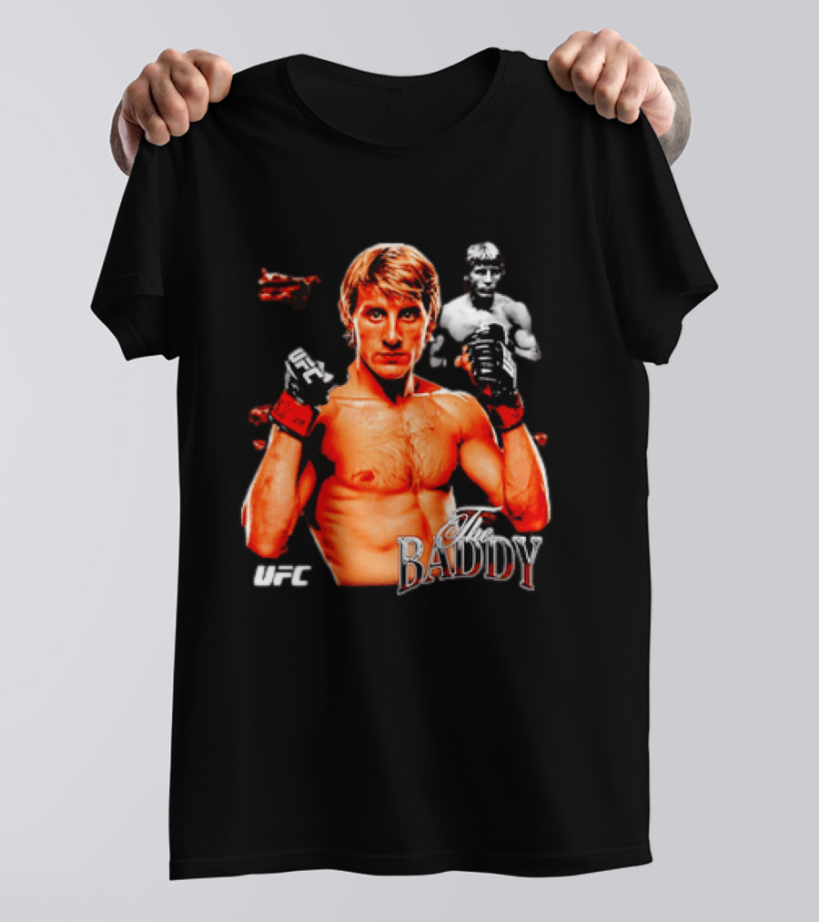 Paddy Pimblett The Baddy UFC MMA Fighter Image T-Shirt