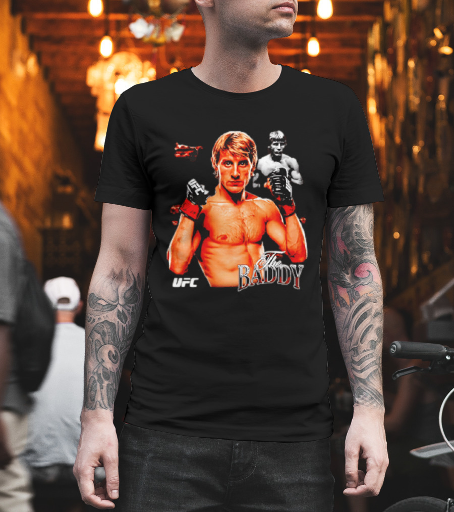 Paddy Pimblett The Baddy UFC MMA Fighter Image T-Shirt