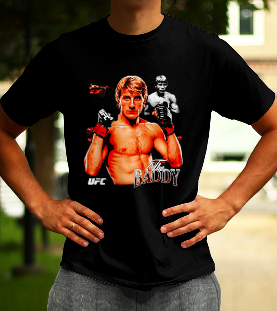 Paddy Pimblett The Baddy UFC MMA Fighter Image T-Shirt