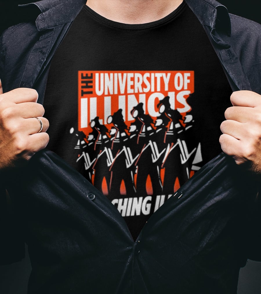 The University Of Illinois Marching Illini Band T-Shirt