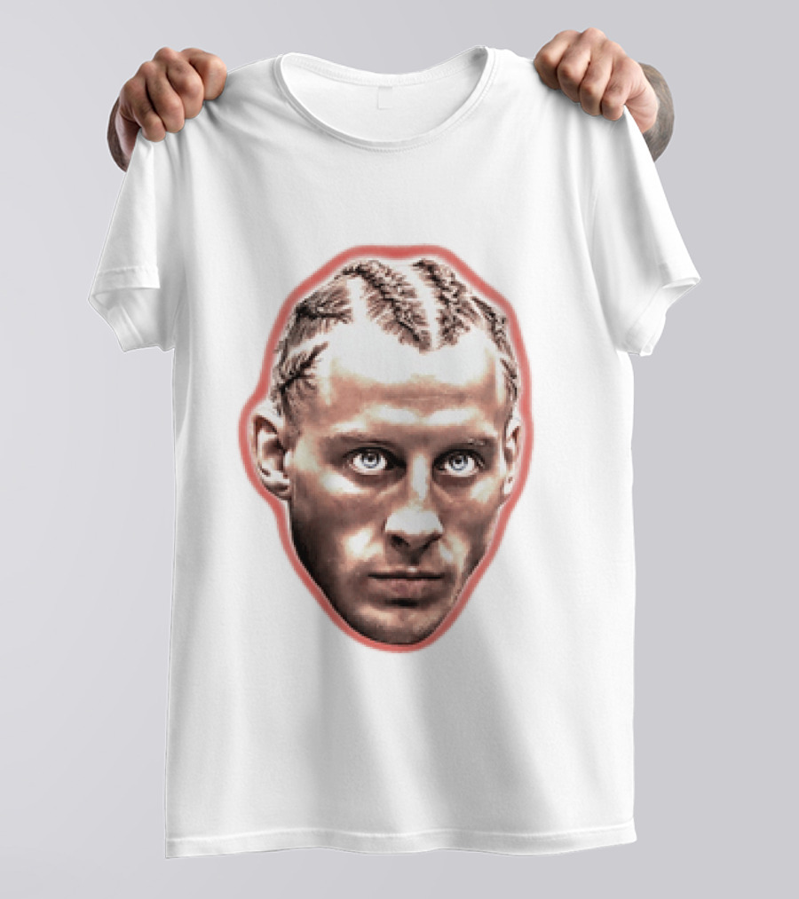 Paddy The Baddy Pimblett UFC MMA Fighter Portrait Braided Hairstyle T-Shirt