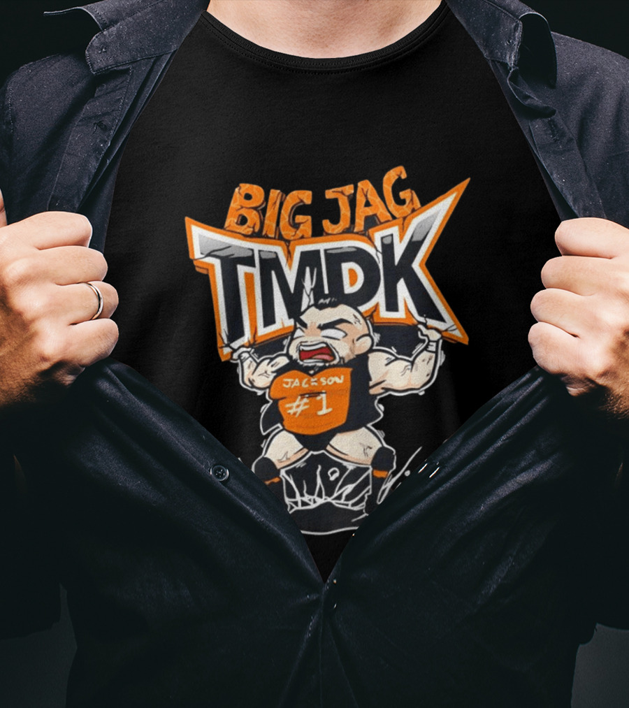 Big Jag TMDK Cartoon Wrestler Jackson #1 T-Shirt