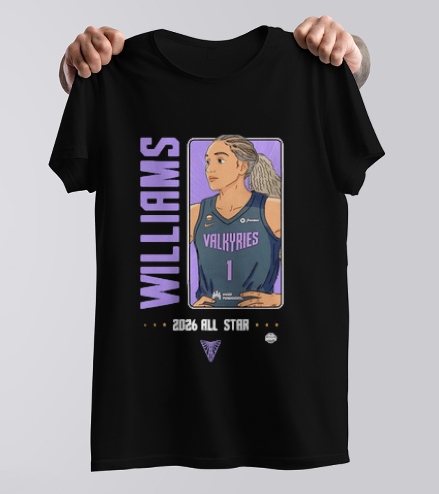 Golden State Valkyries Gabby Williams 2026 WNBA All Star Williams 1 T-Shirt