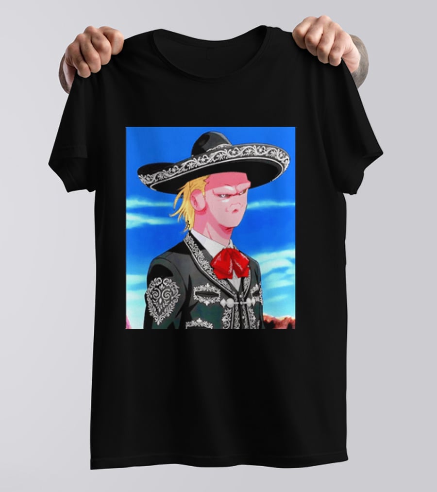 Majin Buu Mariachi Charro Dragon Ball Z Haaland Fusion T-Shirt