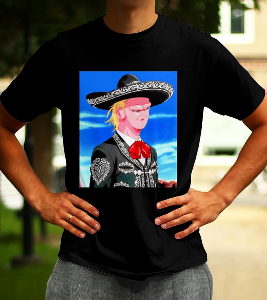 Majin Buu Mariachi Charro Dragon Ball Z Haaland Fusion T-Shirt