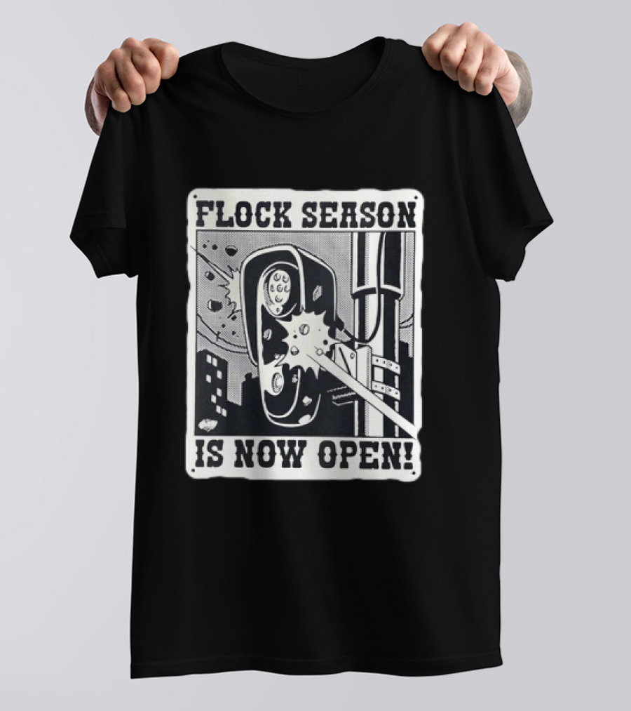 Flock Season Is Now Open Explosive Comic T-Shirt