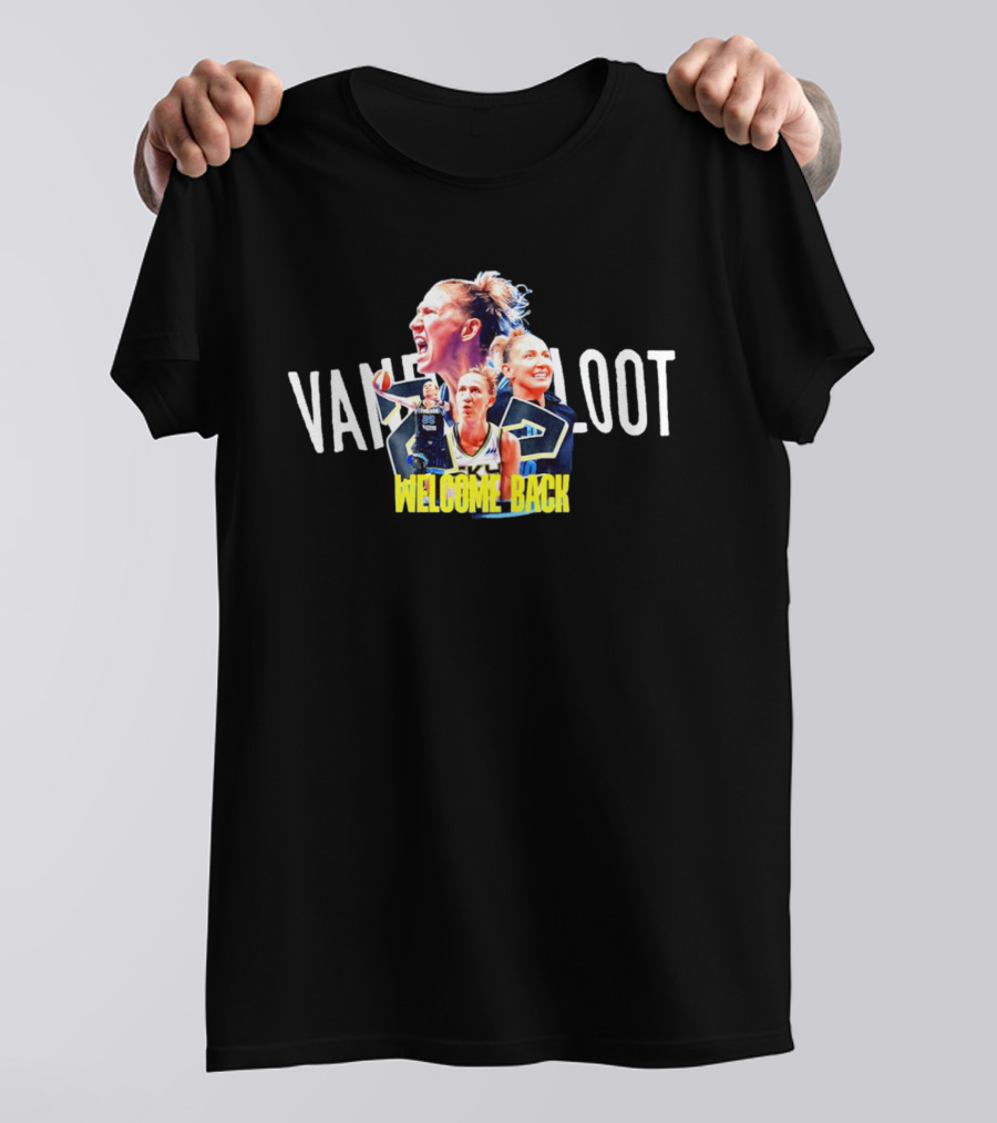 Courtney Vandersloot No 22 Chicago Sky Welcome Back Vandersloot T-Shirt