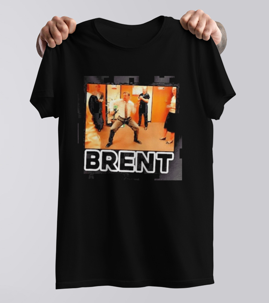 David Brent Iconic Dance Scene From The Office UK Series T-Shirt