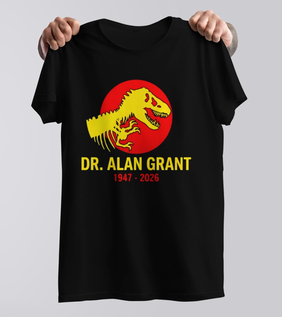 Dr. Alan Grant 1947 2026 Memorial Rex T-Shirt