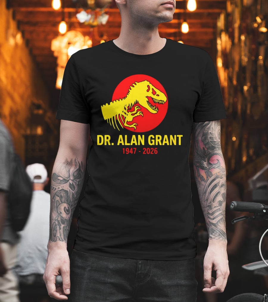 Dr. Alan Grant 1947 2026 Memorial Rex T-Shirt