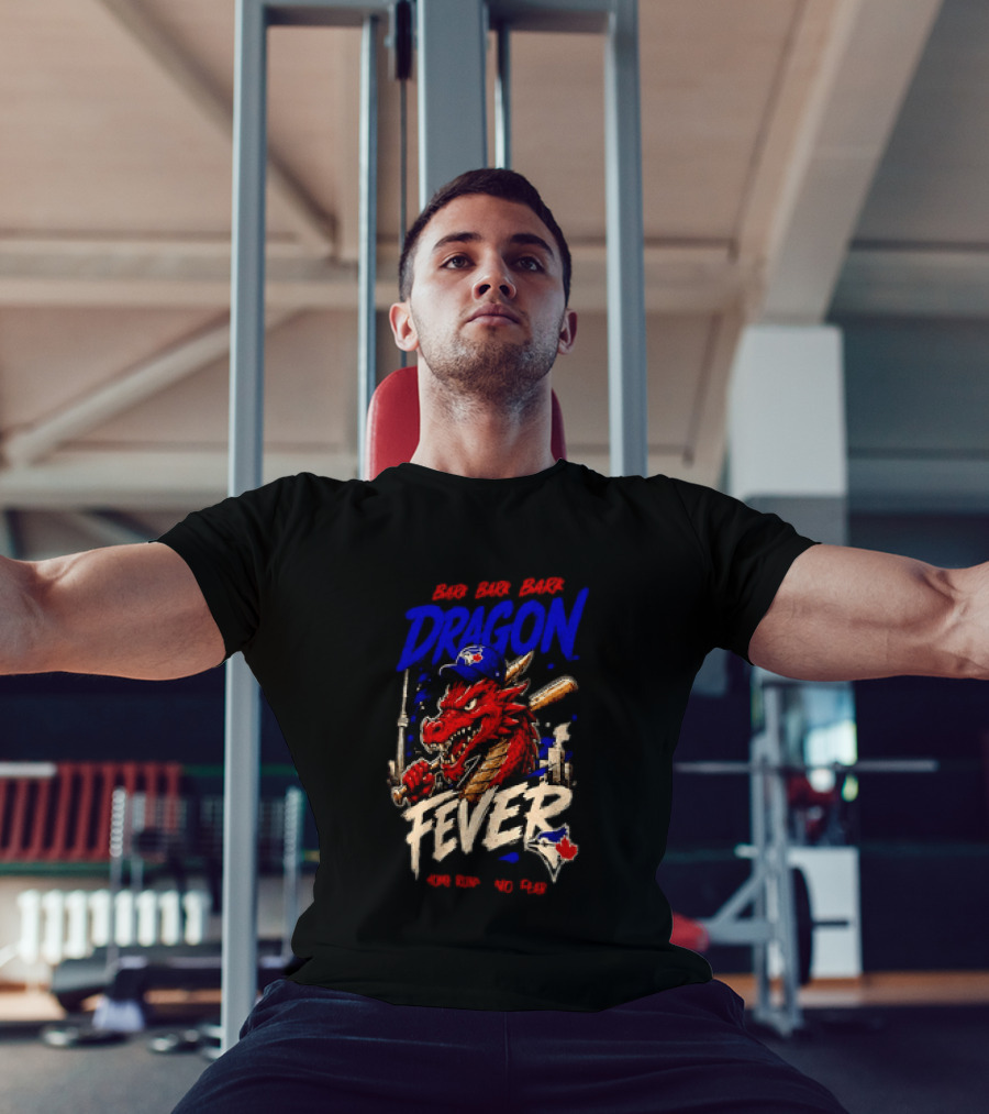 Brr Brr Brr Dragon Fever Toronto Blue Jays Baseball Red Dragon T-Shirt
