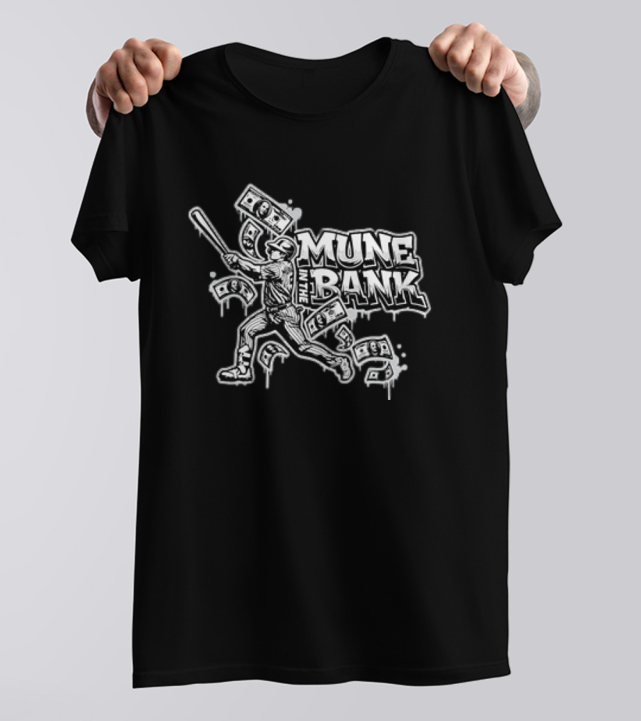 Las Vegas Raiders Mune In The Bank Baseball Money Batter T-Shirt