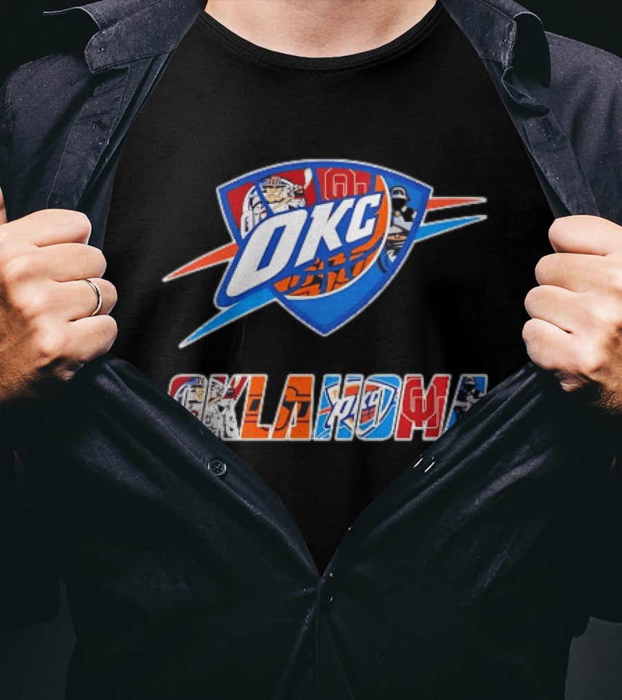 Oklahoma OKC Thunder Sooners Oilers Sports Fan Gear T-Shirt