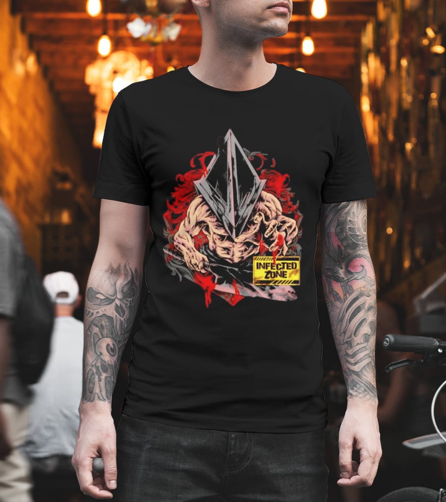 Pyramid Head Silent Hill Infected Zone Horror T-Shirt