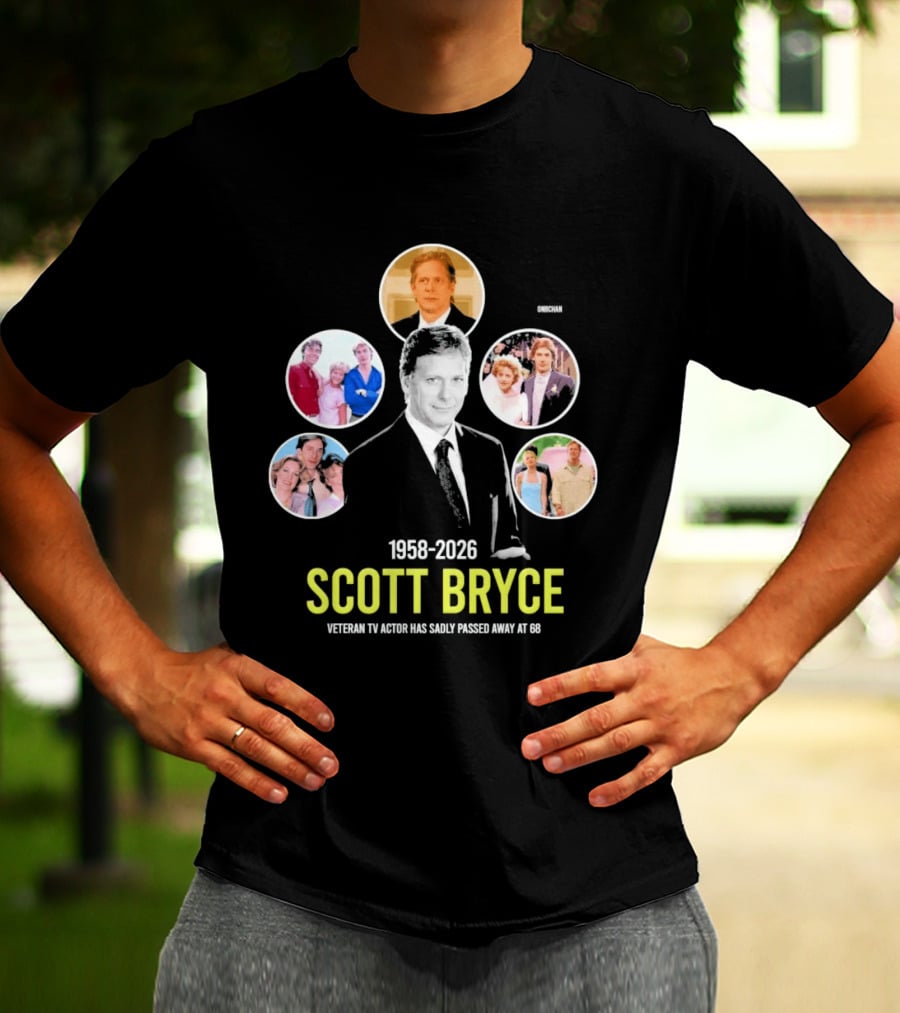 Scott Bryce 1958 2026 Veteran TV Actor Remembered T-Shirt