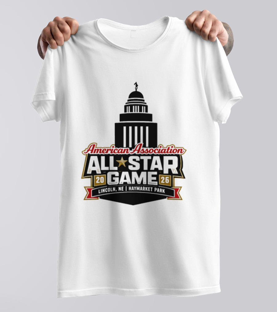 American Association All Star Game 2026 Haymarket Park Lincoln Nebraska Capitol Building T-Shirt