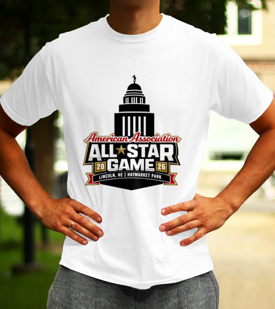 American Association All Star Game 2026 Haymarket Park Lincoln Nebraska Capitol Building T-Shirt