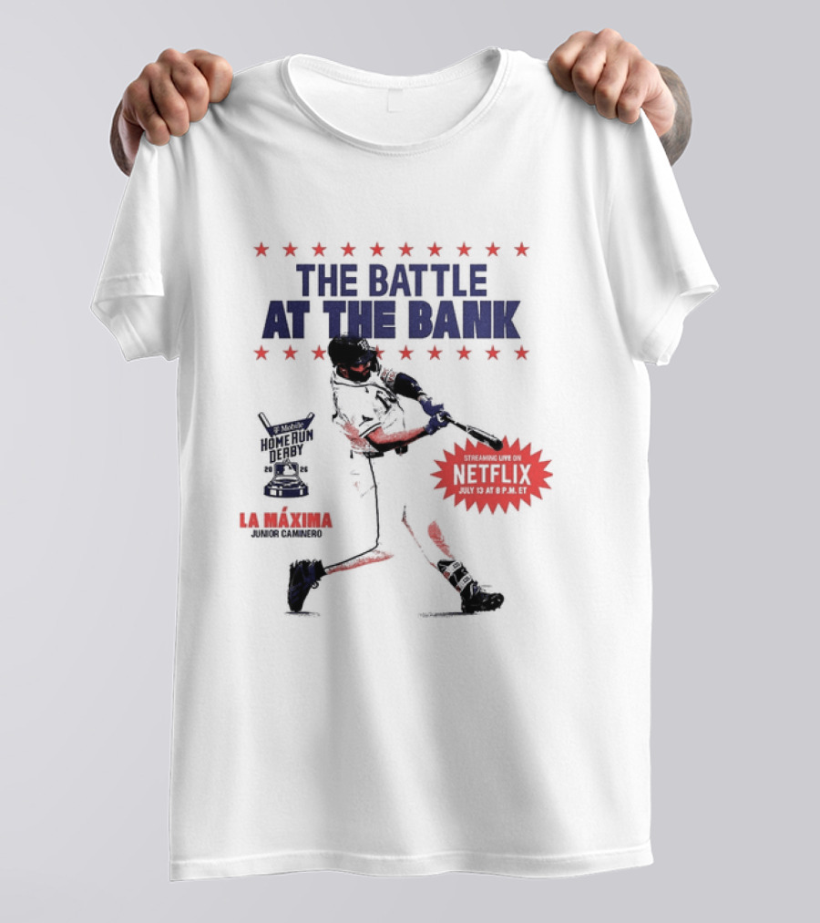 Junior Caminero LA Maxima The Battle At The Bank Netflix Home Run Derby 2026 T-Shirt