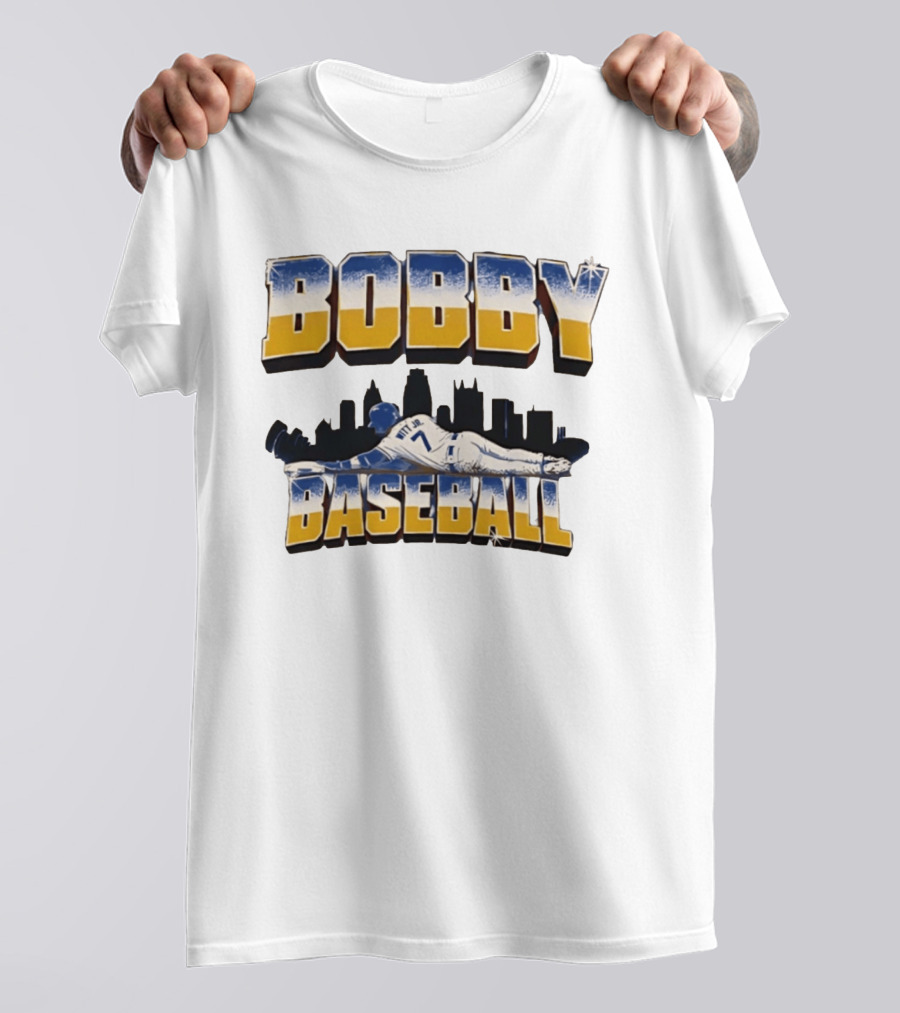 Bobby Baseball Witt Jr. Kansas City Baseball Major League 7 T-Shirt
