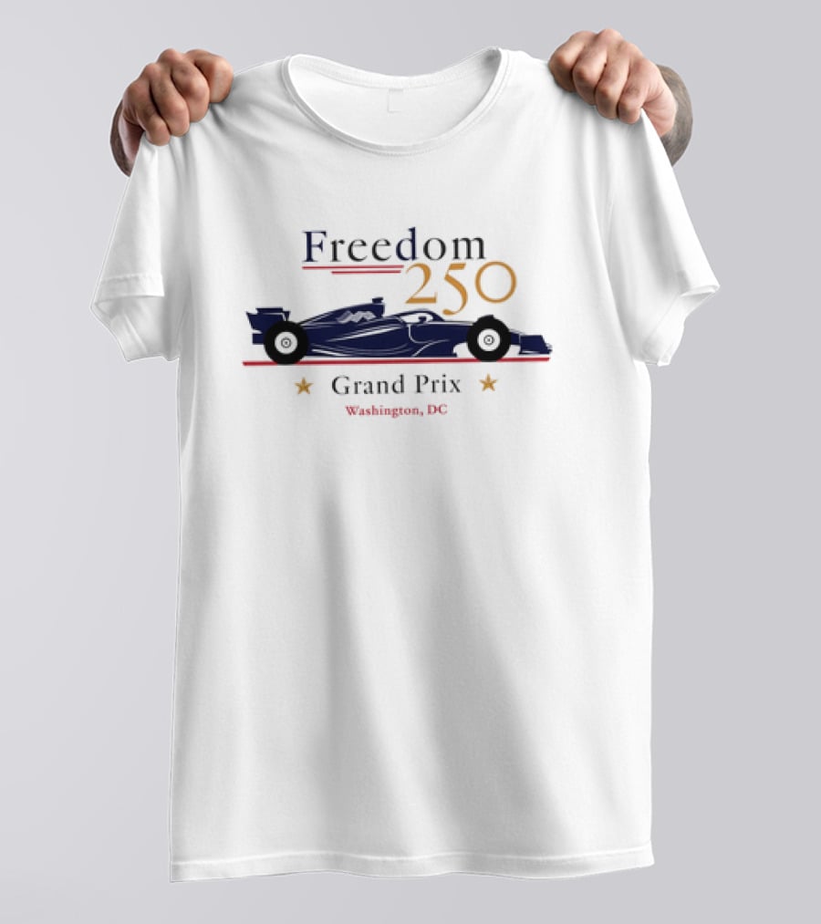 Freedom 250 Grand Prix Washington DC Racing Car Event T-Shirt