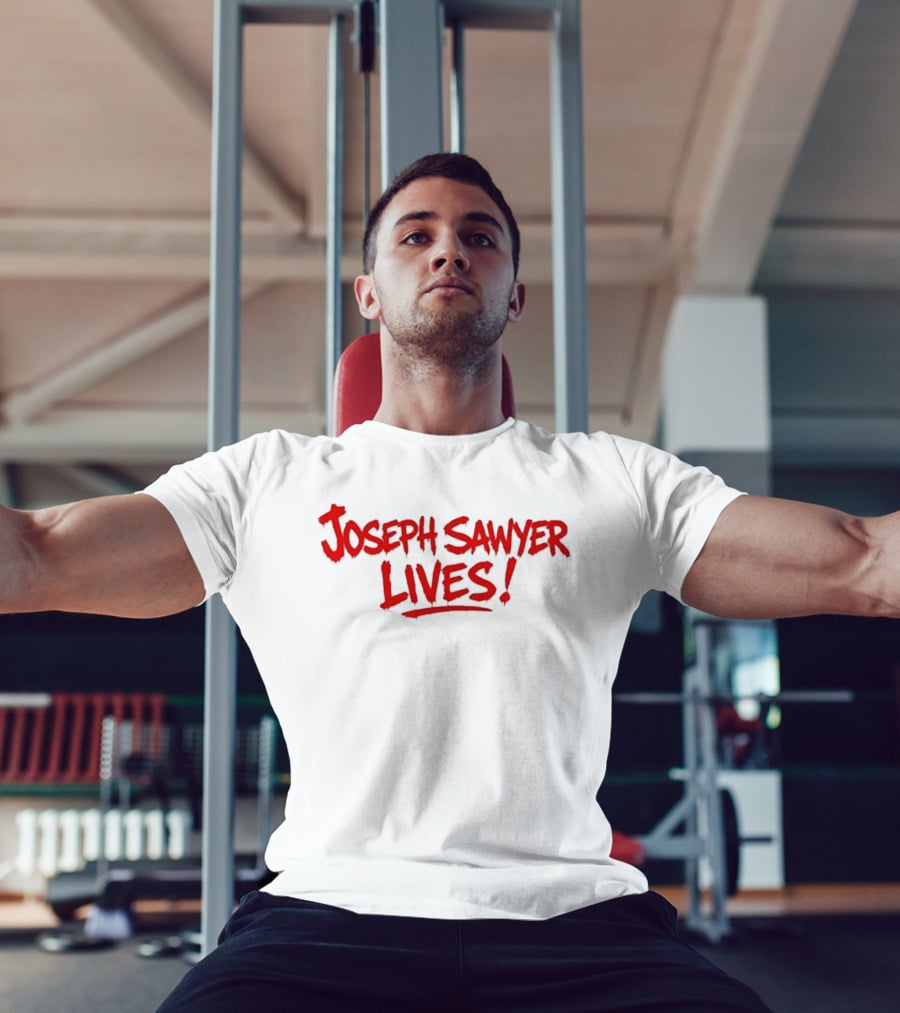 Joseph Sawyer Lives Bold Red T-Shirt