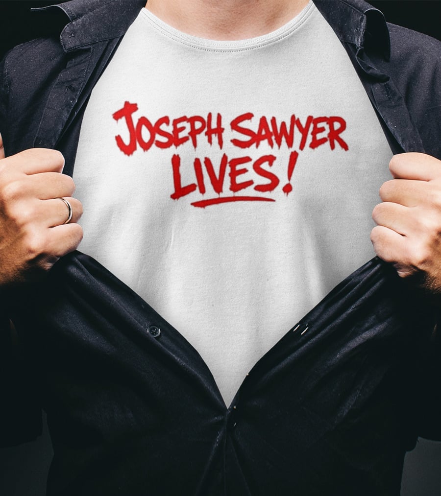 Joseph Sawyer Lives Bold Red T-Shirt