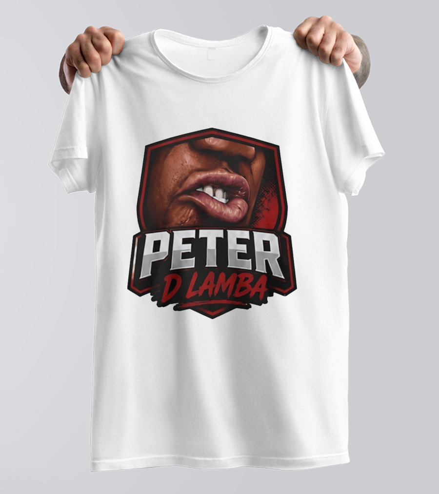 Peter D Lamba Nigerian Politics Satire Streetwear Bold Expression T-Shirt