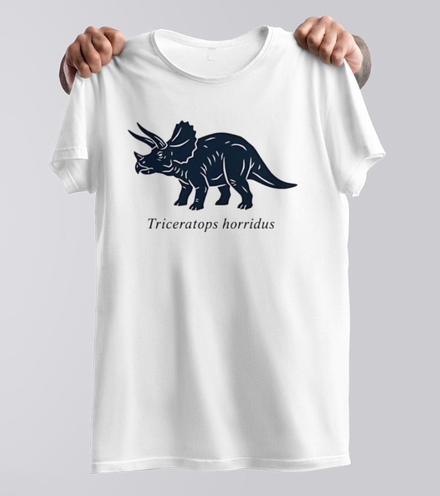 Triceratops Horridus Dinosaur Prehistoric Animal Paleontology Biology Science T-Shirt