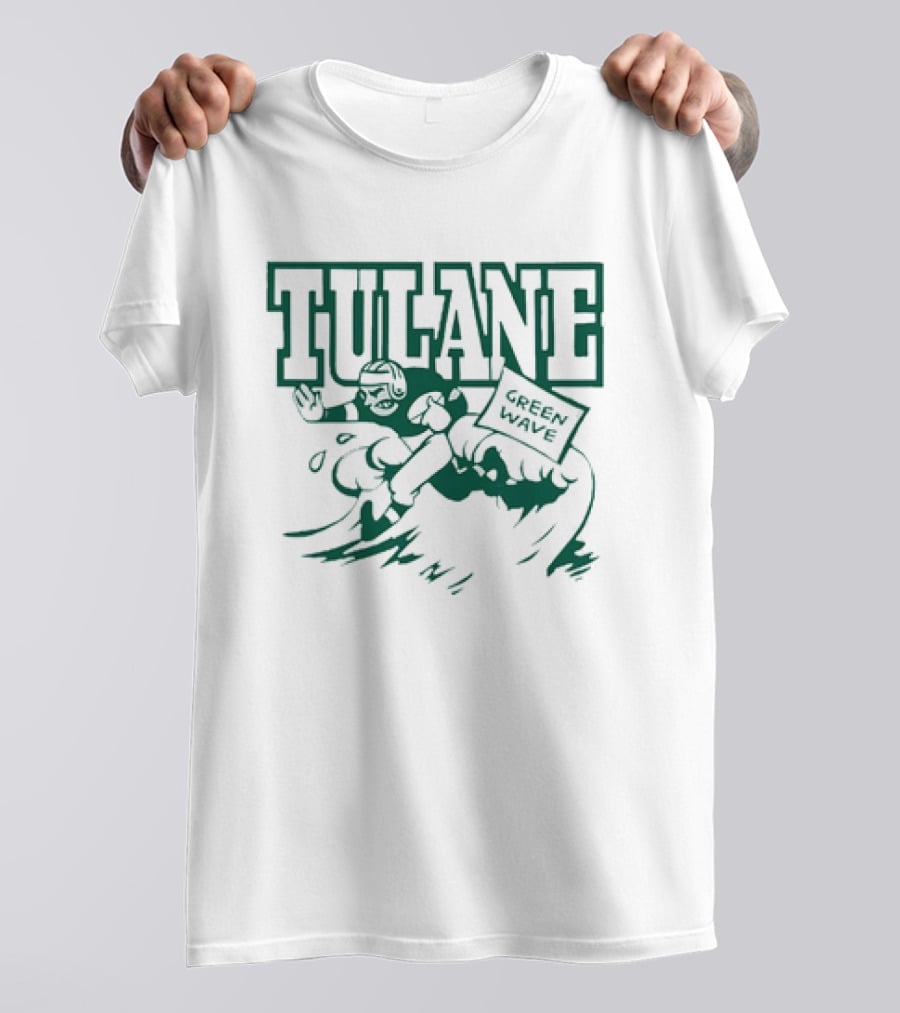 Tulane Green Wave Vintage Football Team T-Shirt