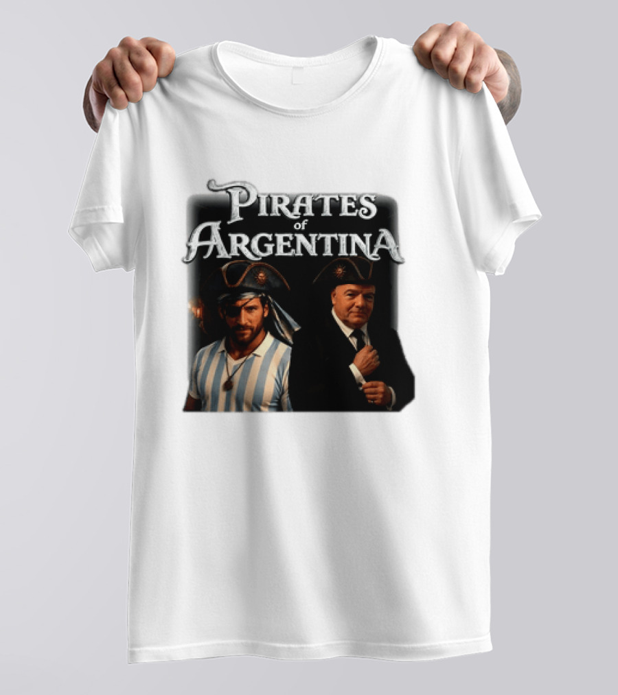Pirates Of Argentina Messi Mashup Soccer Legend And Captain T-Shirt