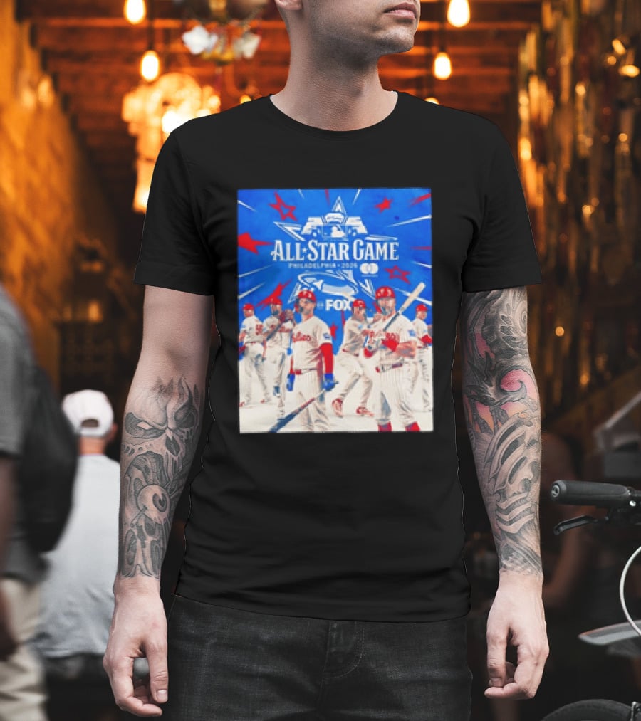 2026 All Star Game Philadelphia Phillies Major League Baseball FOX T-Shirt