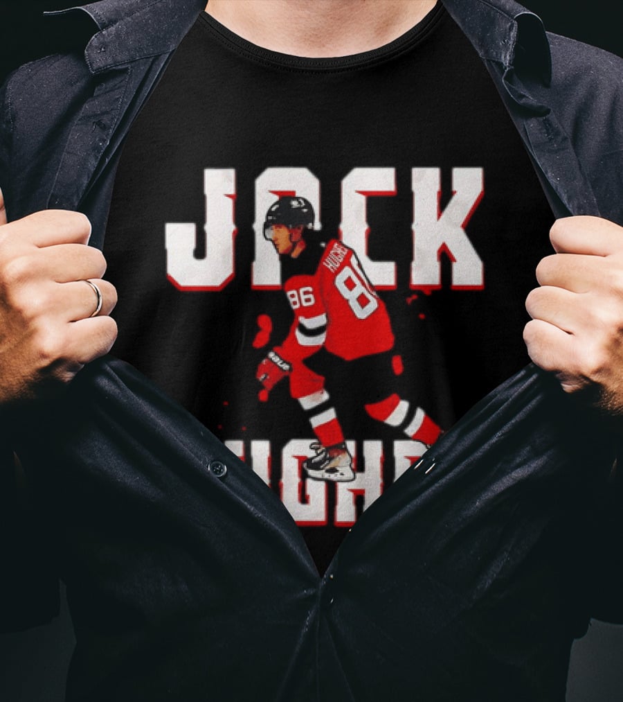 Jack Hughes 86 New Jersey Devils Hockey Jersey T-Shirt