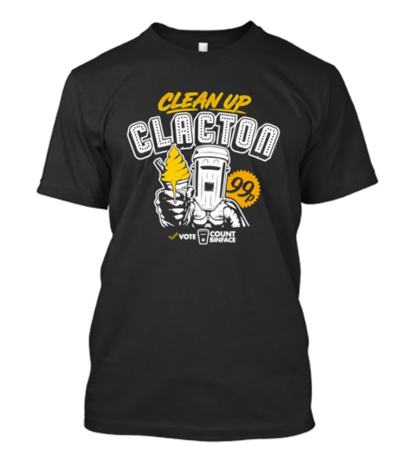 Clean Up Clacton Vote Count Binface 99 T-Shirt