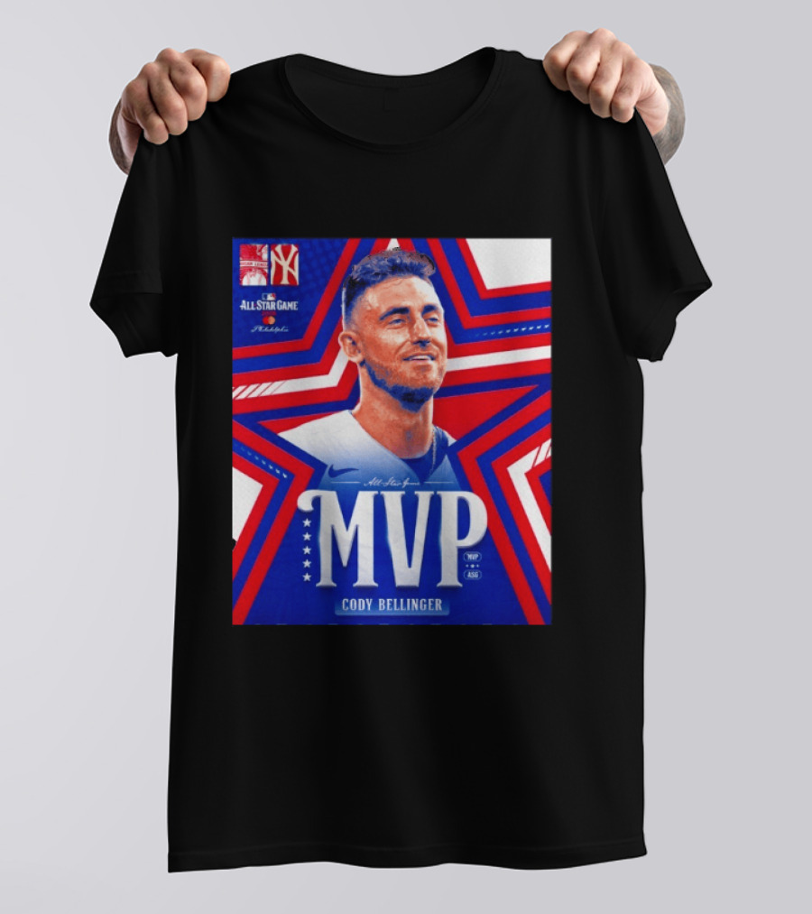 Cody Bellinger MVP 2026 MLB All Star Game Philadelphia Yankees Stars T-Shirt